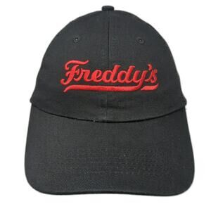 Apollo Freddy's Baseball Cap Black One Size Mesh Strapback Hat Embroidered